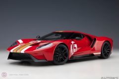 1:18 2022 Ford GT 2022 Alan Mann Heritage Edition (Alan Mann Red)