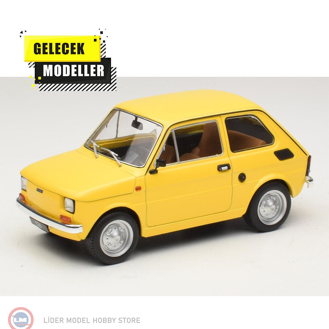 1:18 MCG 1972 Fiat 126 - Yellow
