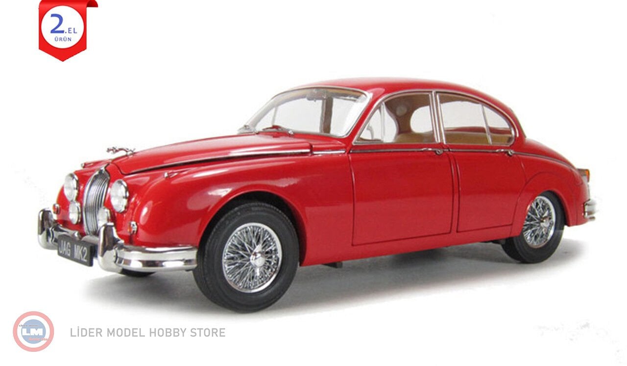 1:18 1962 Jaguar Mark 2 3.8 (LHD) (Carmen Red)