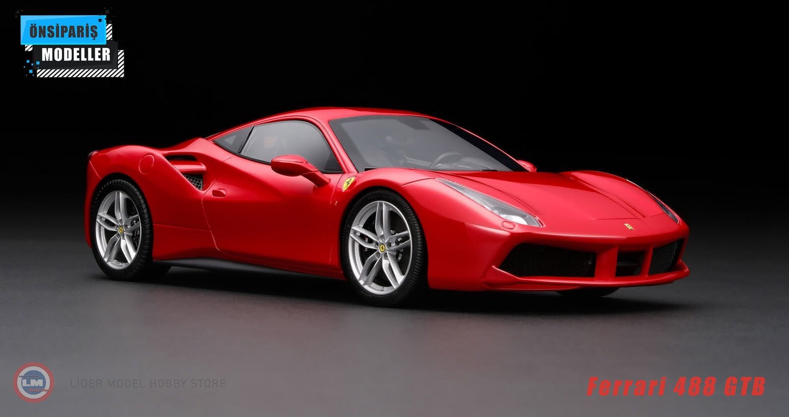 1:18 Amalgam Ferrari 488 GTB