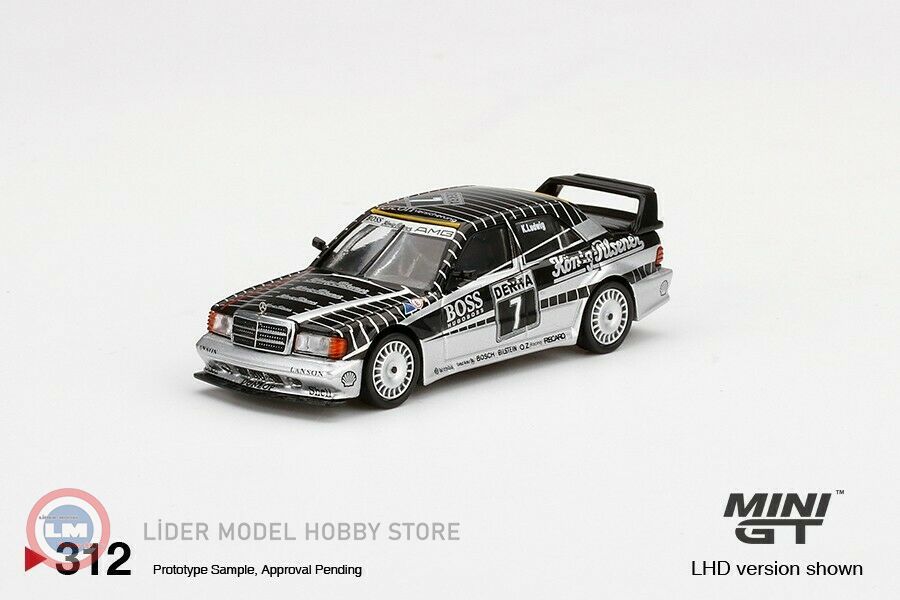 1:64 1990 Mercedes Benz 190E 2.5-16 Evolution II #7 AMG DTM