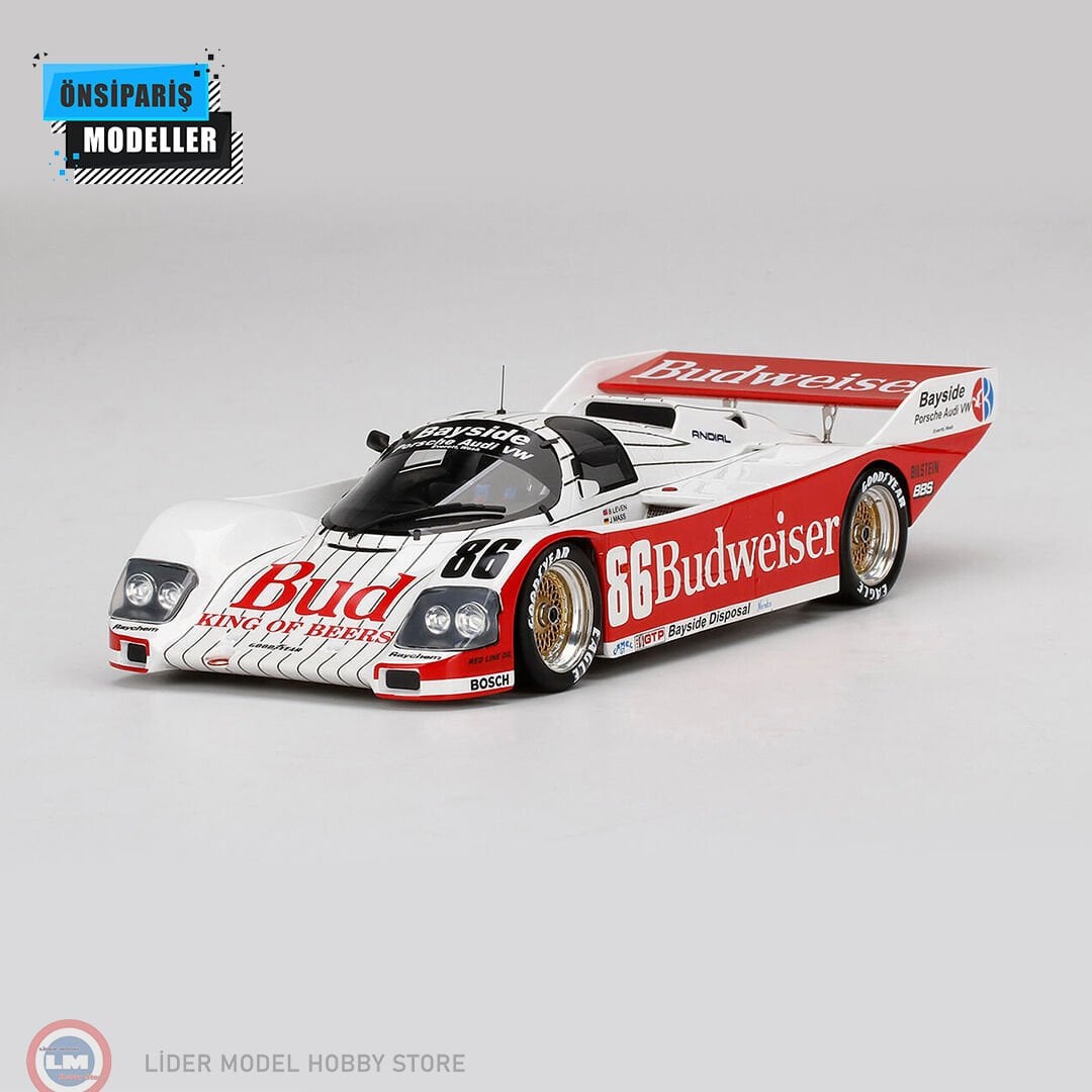 1:18 TSM 1987 Porsche 962 No86 Bayside Disposal Racing Sebring 12h Winner