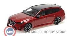 1:18 Minichamps 2024 BMW M5 Touring G99 Dark Red Metallic