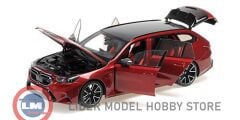 1:18 Minichamps 2024 BMW M5 Touring G99 Dark Red Metallic