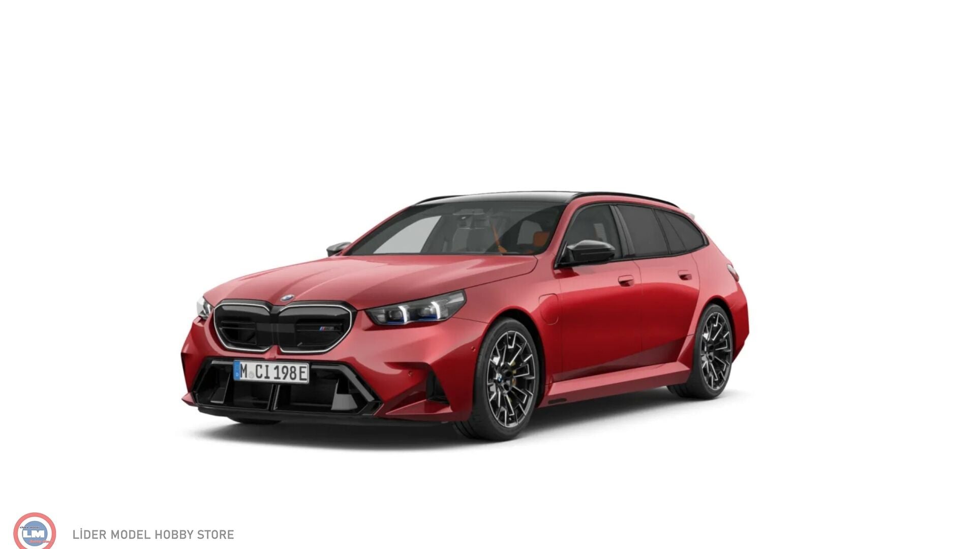 1:18 Minichamps 2024 BMW M5 Touring G99 Dark Red Metallic