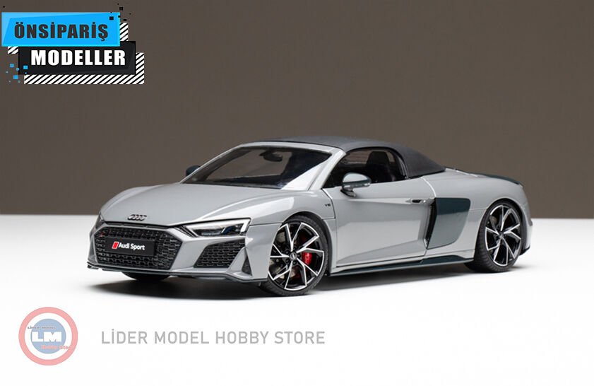 1:18 Audi R8 Spyder V10 2021 Nardo Grey