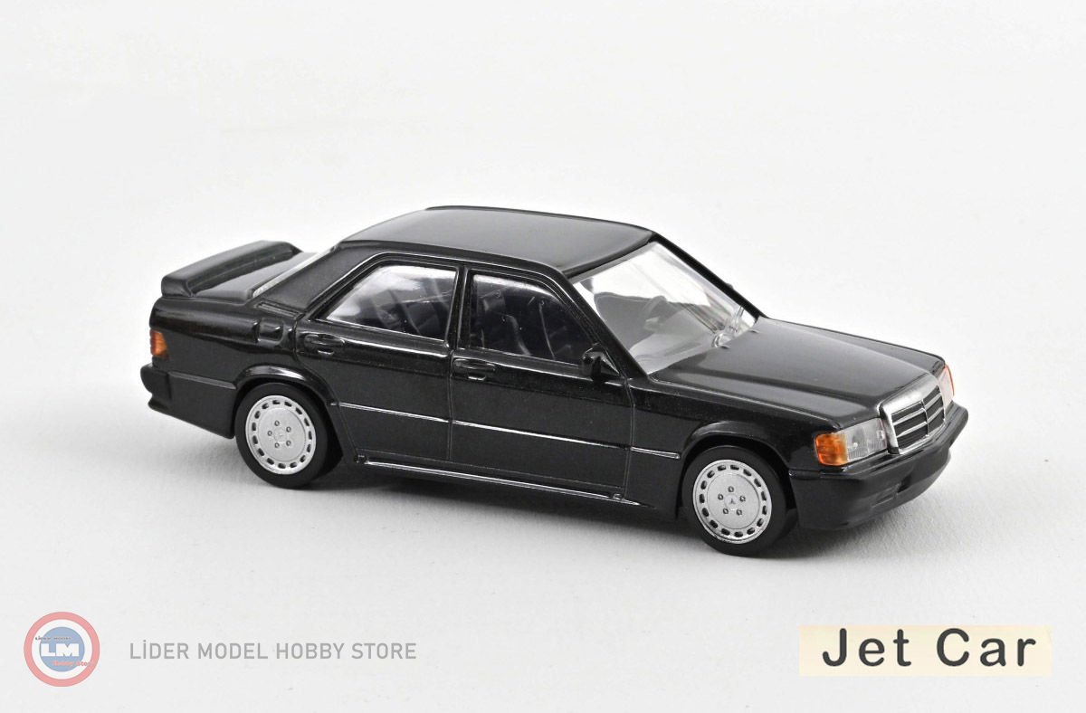 Modèle Réduit Norev 1/43 Mercedes 190E 2.3 1984 Noire Métallisée - Neuf - Réf 351195
