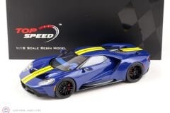 1:18 TSM Ford GT Coupe Sunoco Blue