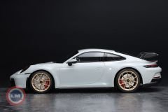 1:18 Minichamps 2021 Porsche 911 992 GT3 Chalk grey / Gold wheels