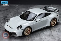 1:18 Minichamps 2021 Porsche 911 992 GT3 Chalk grey / Gold wheels