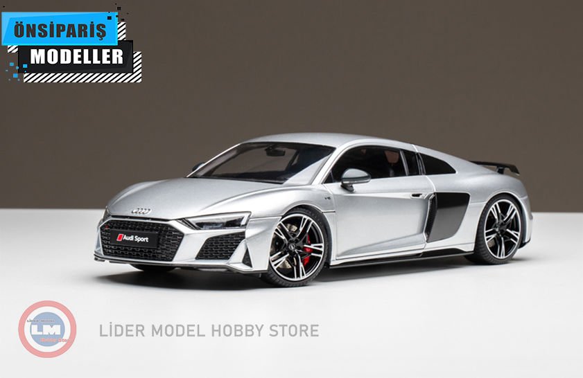 1:18 Audi R8 Spyder V10 2021 Silver