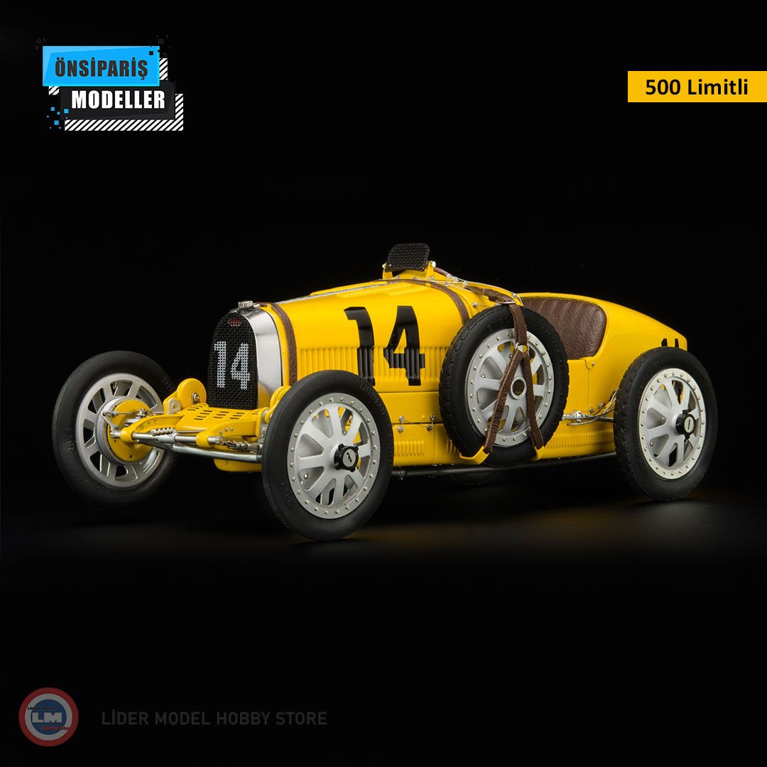 1:18 CMC 1924 Bugatti T35 Nation Color Project Belgium 500 Limitli