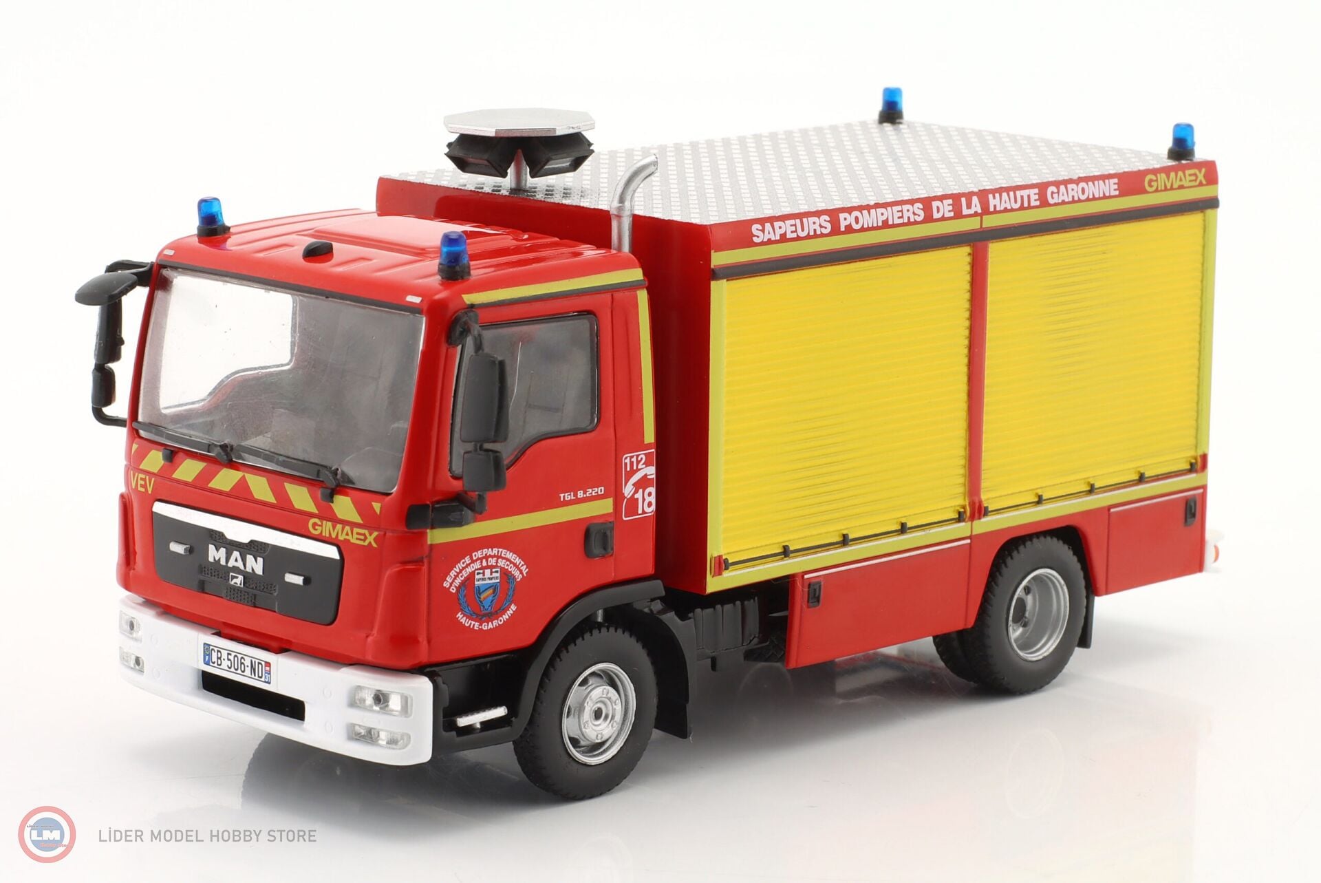 1:43 Atlas 2014 MAN TGL 8.220 TANKER TRUCK İtfaiye