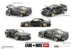 1:64 Mini GT Kaido House Nissan Skyline GT-R (R34) Kaido Works GReddy V2