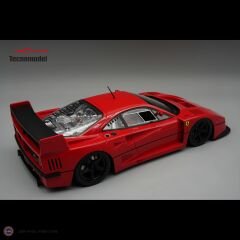 1:18 Tecnomodel 1996 Ferrari F40 LM - Press Red -Black Wheels