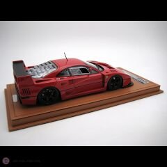 1:18 Tecnomodel 1996 Ferrari F40 LM - Press Red -Black Wheels