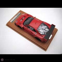 1:18 Tecnomodel 1996 Ferrari F40 LM - Press Red -Black Wheels
