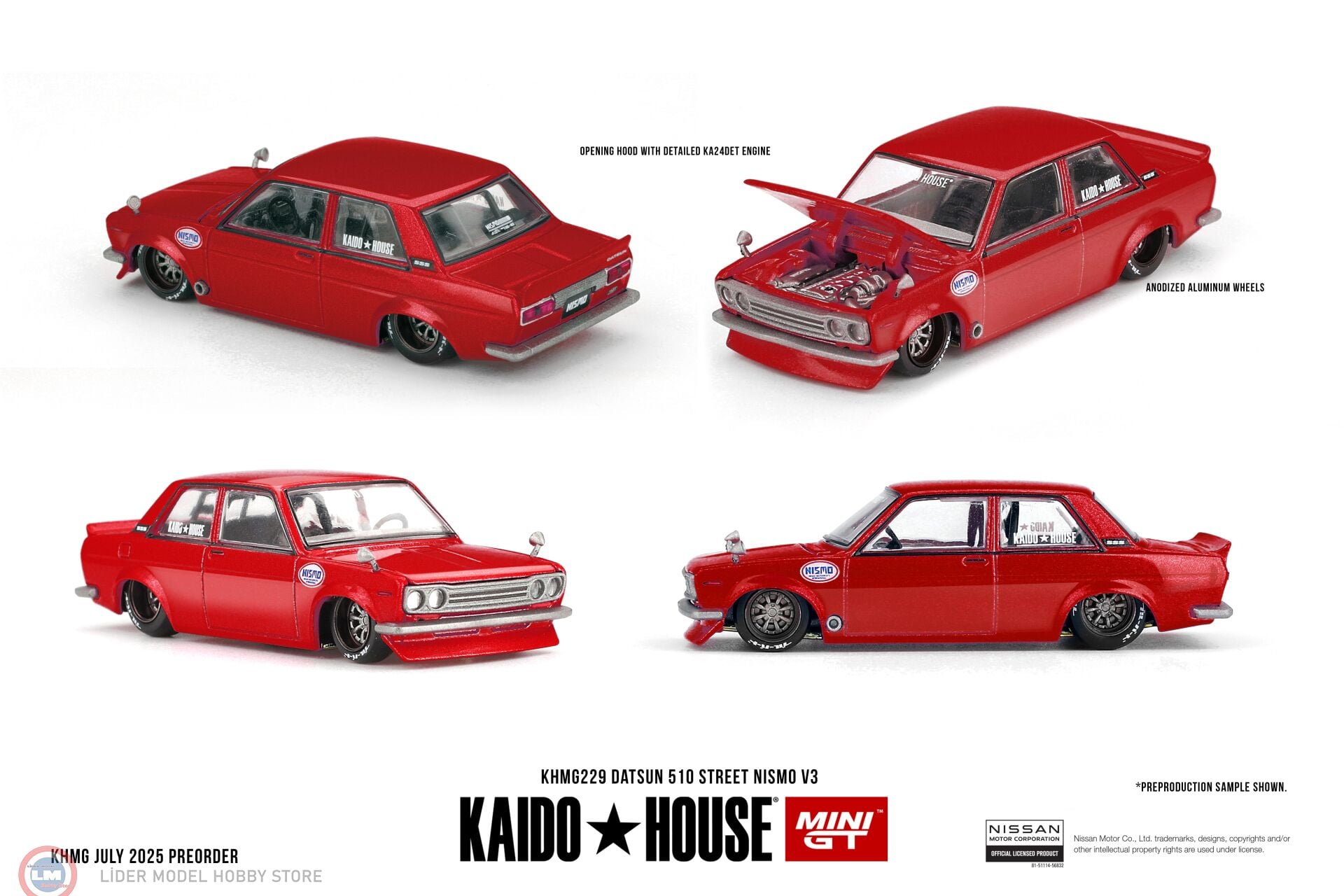 1:64 Mini GT Kaido House Datsun 510 Street Nismo V3