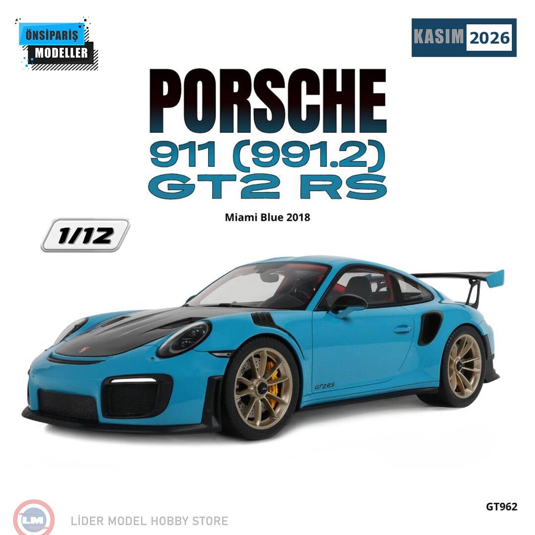 1:12 GT Spirit 2018 Porsche 911 991.2 GT2 RS Miami Blue
