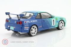 1:18 2001 Nissan Skyline GT-R (R34) #1 Falken