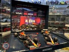 1:18 Minichamps 2'li Set Redbull RB19 Formula 1 Team Oracle #1 Max Verstappen