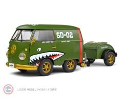 1:18 Solido 2023 Volkswagen Kool Kombi Army Fighter 2023 olive with decor 