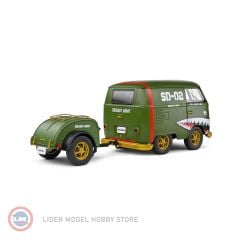1:18 Solido 2023 Volkswagen Kool Kombi Army Fighter 2023 olive with decor 