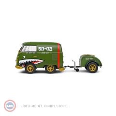 1:18 Solido 2023 Volkswagen Kool Kombi Army Fighter 2023 olive with decor 
