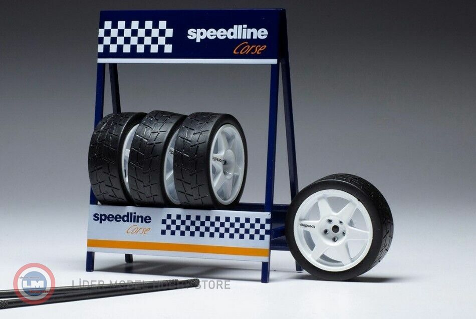 1:18  Speedline Corse Standlı Jant Lastik Seti