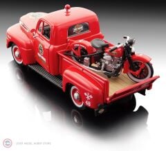 1:24 Maisto 1948 Ford F-1 PICK UP + 1936 HARLEY DAVIDSON EL KNUCKLEHEAD