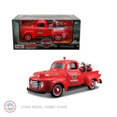 1:24 Maisto 1948 Ford F-1 PICK UP + 1936 HARLEY DAVIDSON EL KNUCKLEHEAD