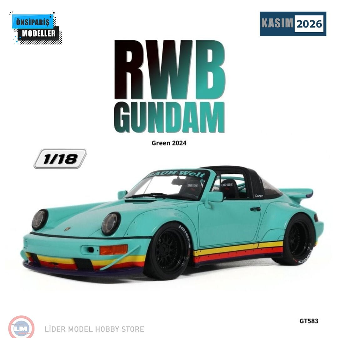 1:18 GT Spirit Porsche 911 RWB Gundam Green