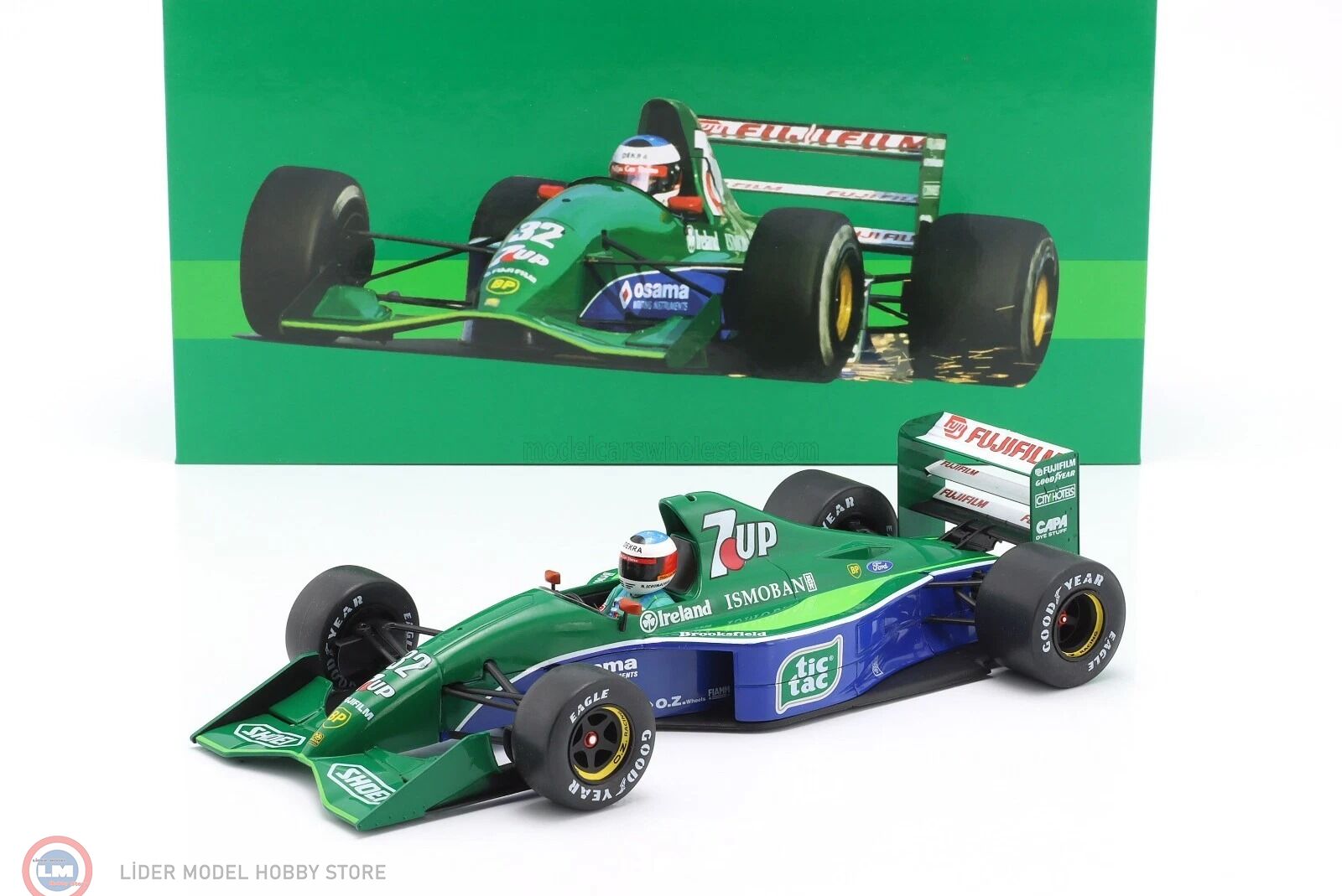 1:18 WERK83 1991 Jordan 191 No 32 Michael Schumacher 1st Belgian GP Spa