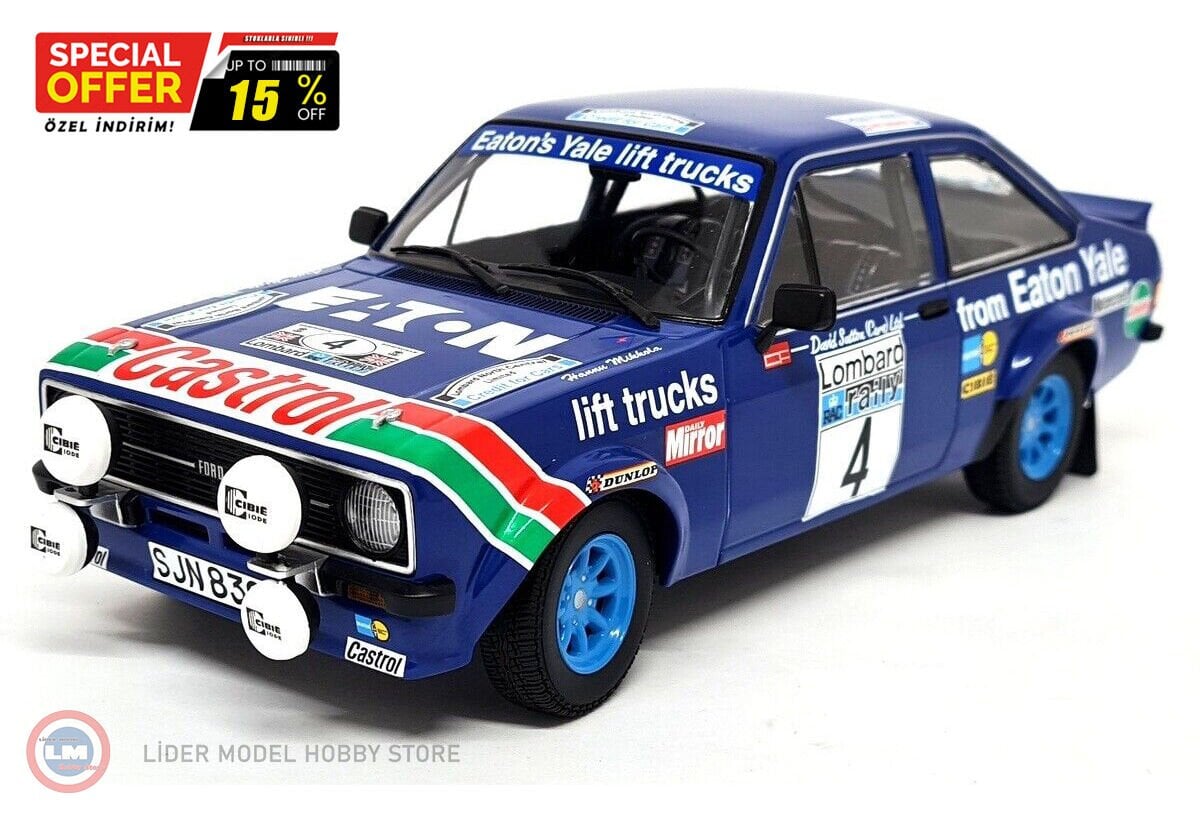 1:18 1978 Ford RS 1800 #4 WINNERS LOMBARD RAC RALLY