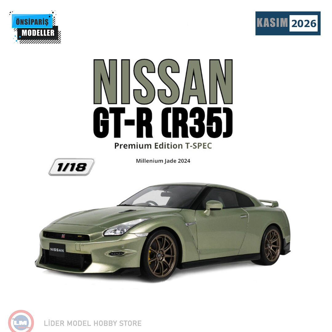 1:18 GT Spirit 2024 Nissan GTR R35 Premium Edition T-Spec Millennium Jade