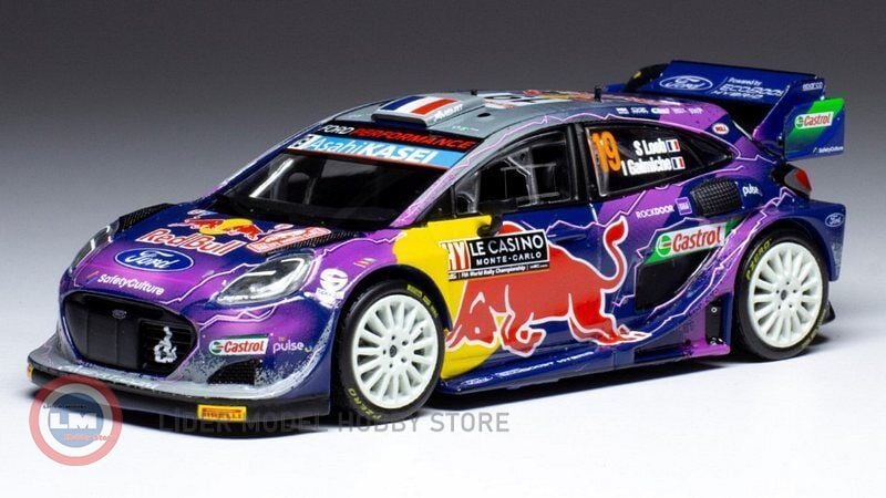 1:43 2022 Ford Puma Rally1, #19, WRC, Rally Monte Carlo