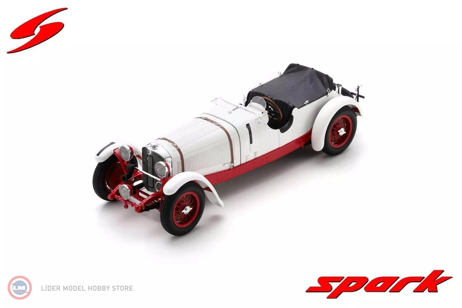 1:18 Spark Mercedes Benz SS #1 2nd 24H Le Mans 1931