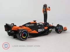1:24 Burago Mclaren MCL38 #81 OSCAR PIASTRI 2024 with figure