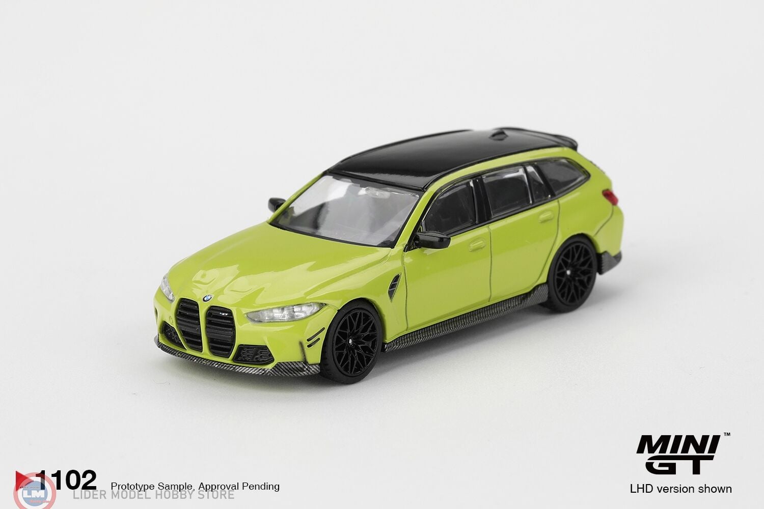 1:64 Mini GT BMW M3 M Performance Touring Sao Paulo Yellow