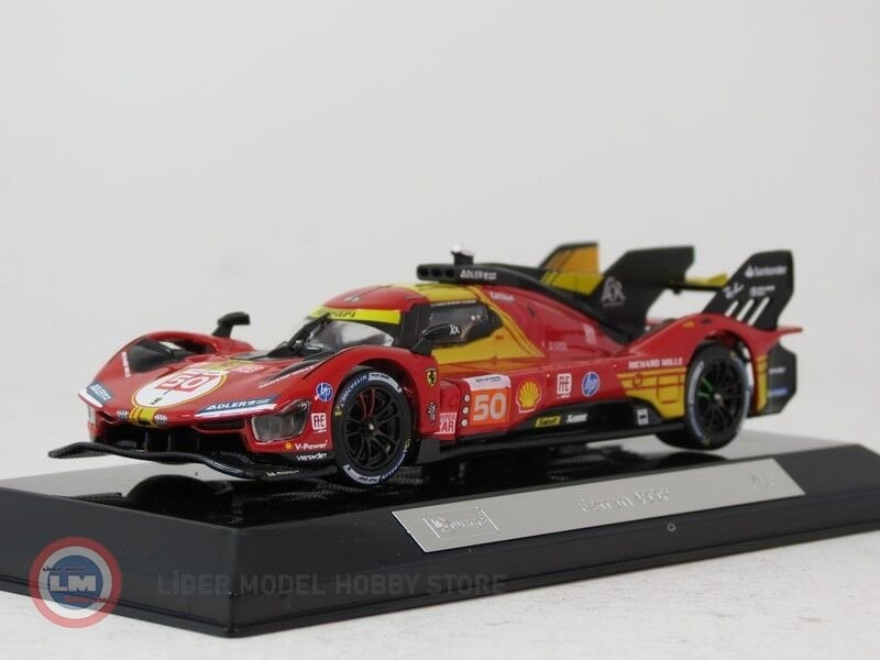 1:43 Burago Ferrari 499P #50 - Winner Le Mans 2024 Driven by Fuoco