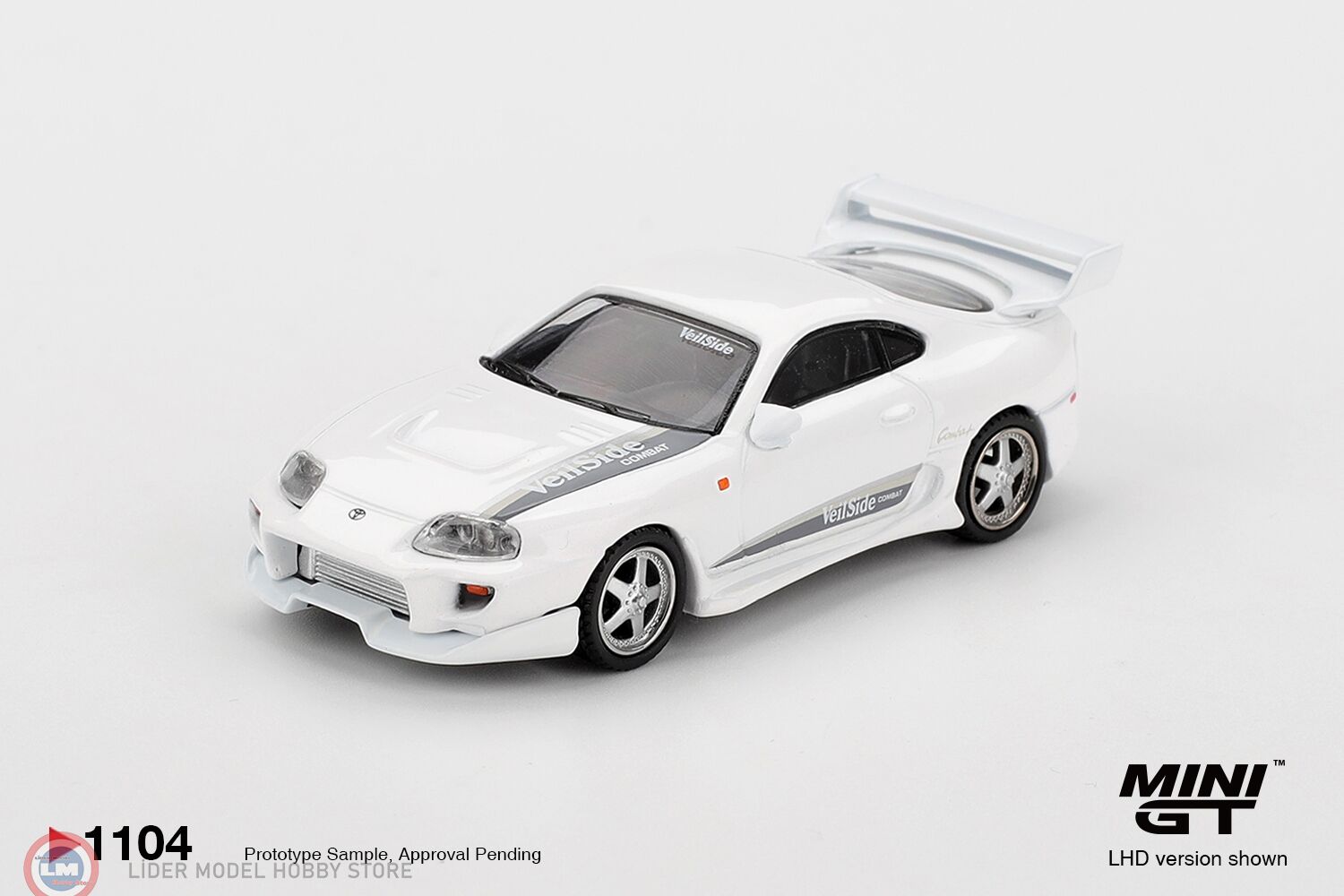 1:64 Mini GT Toyota Supra VeilSide Combat V-I White
