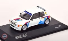 1:43 1992 Peugeot 205 Dimma White 1992 Rallye Tribute