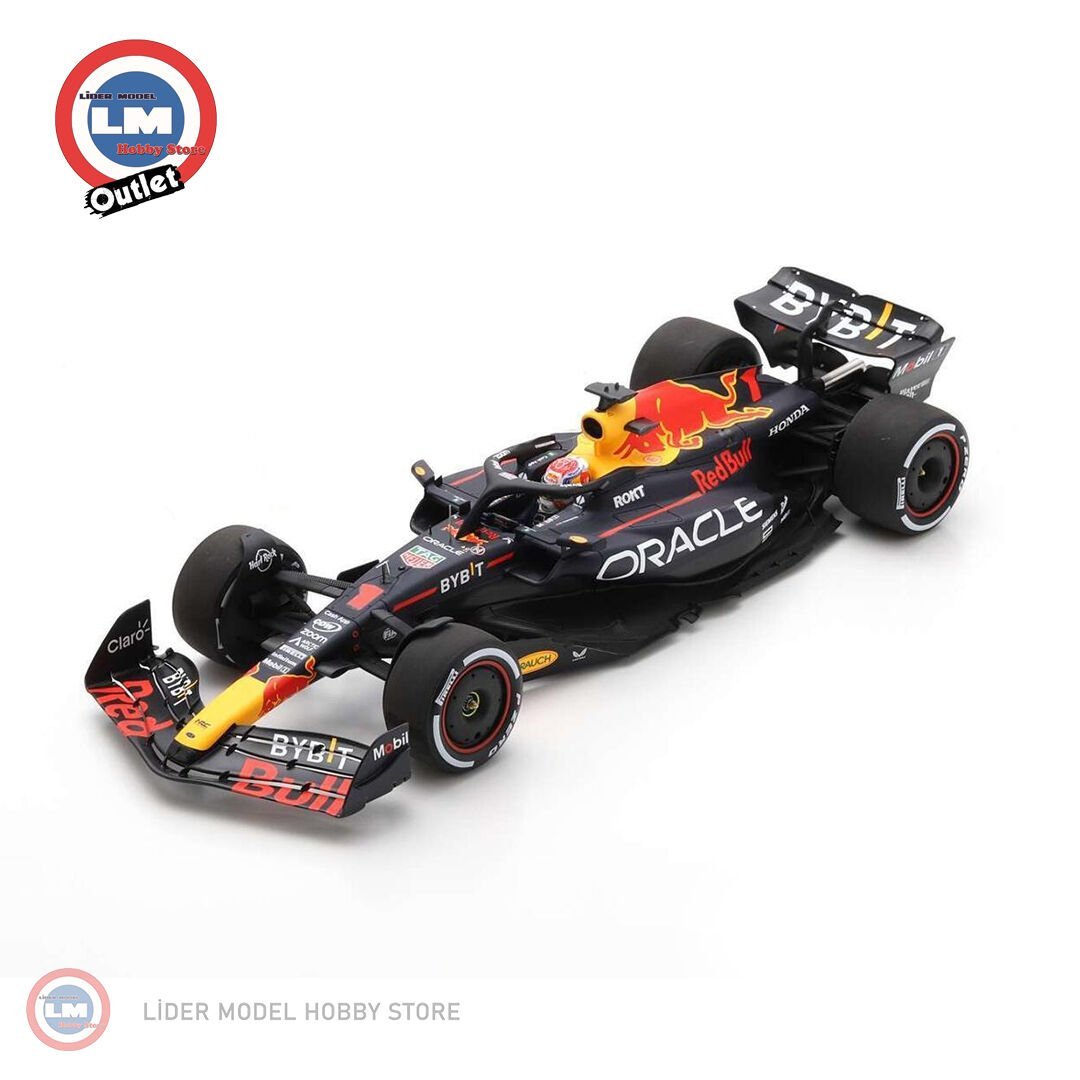 KUSURLU 1:18 Spark 2023 Red Bull Racing RB19 Winner Bahrain 2023 Verstappen #1
