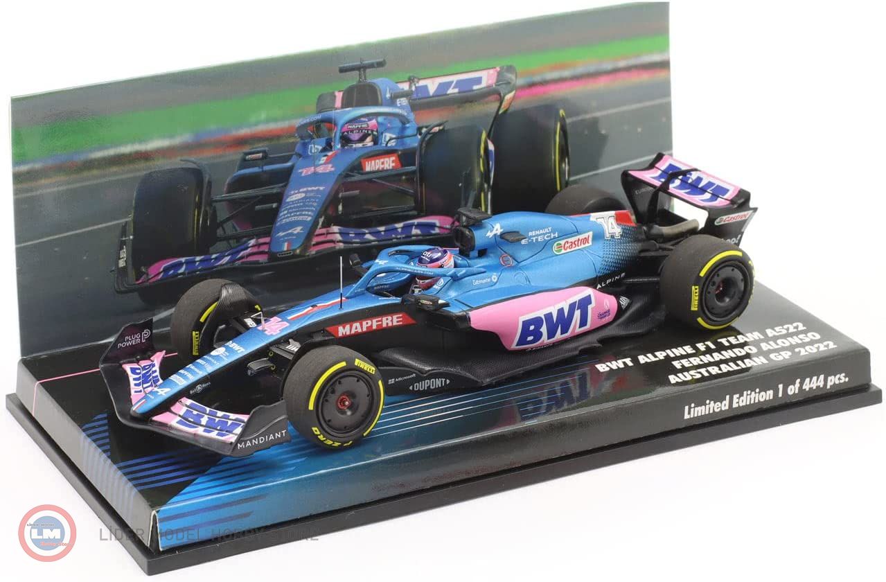 1:43 2022 BMW ALPINE F1 TEAM A522