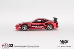 1:64 Mini GT Toyota Supra (A80) Top Secret GT-300 Top Secret Red Chrome