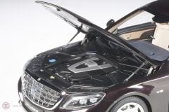 1:18 Autoart 2016 Mercedes Benz S Class S600 Pulmann Dark Red Metallic