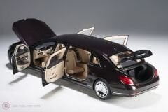 1:18 Autoart 2016 Mercedes Benz S Class S600 Pulmann Dark Red Metallic