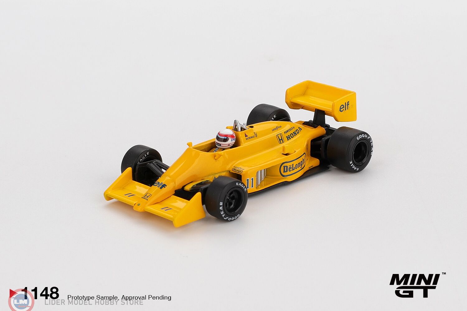 1:64 Mini GT Lotus 99T #11 Satoru Nakajima 1987 Monaco Grand Prix