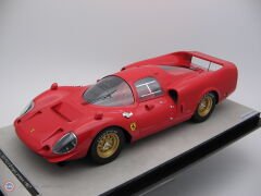 1:18 1967 Ferrari 365 P23 Drogo Press Version Rosso Corsa