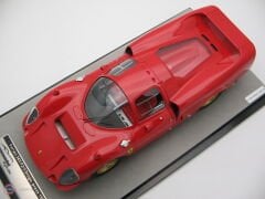 1:18 1967 Ferrari 365 P23 Drogo Press Version Rosso Corsa